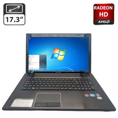 Ноутбук Lenovo G770 / 17.3" (1600x900) TN / Intel Core i5-2410M (2 (4) ядра по 2.3 - 2.9 GHz) / 8 GB DDR3 / 1000 GB HDD / AMD Radeon HD 6650M, 1 GB GDDR3, 128-bit / WebCam / DVD-ROM