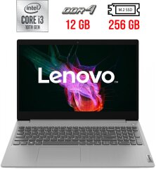 Ноутбук Lenovo IdeaPad 3 15IIL05 / 15.6" (1920x1080) TN / Intel Core i3-1005G1 (2 (4) ядра по 1.2 - 3.4 GHz) / 12 GB DDR4 / 256 GB SSD M.2 / Intel UHD Graphics / WebCam / HDMI
