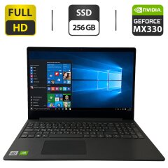 Ноутбук Lenovo IdeaPad V15-IIL / 15.6" (1920x1080) TN / Intel Core i3-1005G1 (2 (4) ядра по 1.2 - 3.4 GHz) / 8 GB DDR4 / 256 GB SSD / nVidia GeForce MX330, 2 GB GDDR5, 64-bit / WebCam / HDMI