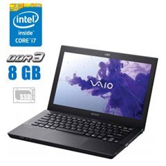 Ноутбук Sony Vaio PCG-41211V / 13.3" (1600x900) TN / Intel Core i7-2620M (2 (4) ядра по 2.7 - 3.4 GHz) / 8 GB DDR3 / 240 GB SSD / AMD Radeon HD 6630M, 1 GB DDR3, 128-bit / Без АКБ