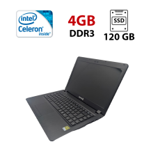 Ноутбук Terra Mobile 1415 / 14" (1366x768) TN / Intel Celeron N2840 (2 ядра по 2.16 - 2.58 GHz) / 4 GB DDR3 / 120 GB SSD / Intel HD Graphics / WebCam