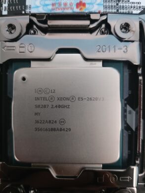 Материнська плата Huananzhi X99 / socket LGA2011-3 з процесором Intel Xeon E5-2620v3 / 6 (12) ядра по 2.4-3.2GHz / 15Mb cache і 16GB DDR3 ECC ОЗУ