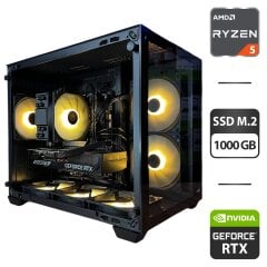 Сборка под заказ: новый игровой ПК AeroCool Dryft Mini Tower / AMD Ryzen 5 7500F (6 (12) ядер по 3.7 - 5.0 GHz) / 32 GB DDR5 / 1000 GB SSD M.2 / nVidia GeForce RTX 5070, 12 GB GDDR7, 192-bit / 750W