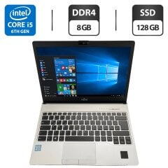 Ультрабук Б-класс Fujitsu LifeBook S936 / 13.3" (1920x1080) IPS / Intel Core i5-6200U (2 (4) ядра по 2.3 - 2.8 GHz) / 8 GB DDR4 / 128 GB SSD / Intel HD Graphics 520 / WebCam