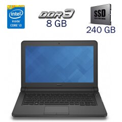 Ультрабук Dell Latitude 3350 / 13.3" (1366x768) TN Touch / Intel Core i3-5005U (2 (4) ядра по 2.0 GHz) / 8 GB DDR3 / 240 GB SSD / Intel HD Graphics 5500 / WebCam