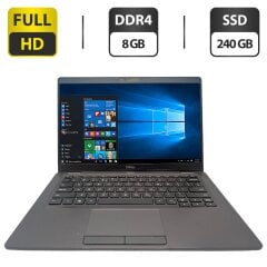 Ультрабук Dell Latitude 5300 / 13.3" (1920x1080) IPS / Intel Core i5-8265U (4 (8) ядра по 1.6 - 3.9 GHz) / 8 GB DDR4 / 240 GB SSD / Intel UHD Graphics / WebCam