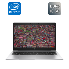 Ультрабук HP EliteBook 850 G6 / 15.6" (1920x1080) IPS / Intel Core i7-8565U (4 (8) ядра по 1.8 - 4.6 GHz) / 16 GB DDR4 / 256 GB SSD / Intel UHD Graphics / TouchID / WebCam / Windows 10