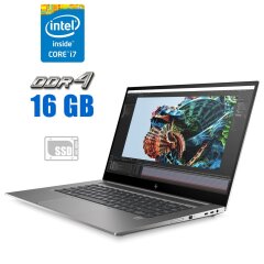 Ультрабук HP Zbook Studio G8 / 15.6" (1920x1080) IPS Touch / Intel Core i7-11850H (8 (16) ядра по 2.5 - 4.8 GHz) / 16 GB DDR4 / 1000 GB SSD / Intel UHD Graphics / WebCam
