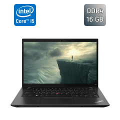 Ультрабук Lenovo ThinkPad L14 Gen 4 / 14" (1920x1080) IPS / Intel Core i5-1335U (10 (12) ядер по 3.4 - 4.6 GHz) / 16 GB DDR4 / 512 GB SSD / Intel Iris Xe Graphics / WebCam / Windows 10