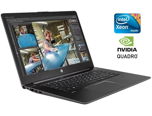Мобильная рабочая станция Б-класс HP Zbook 15 G3 / 15.6" (1920x1080) TN / Intel Xeon E3-1505M v5 (4 (8) ядра по 2.8 - 3.7 GHz) / 16 GB DDR4 / 256 GB SSD M.2 / nVidia Quadro M1000M, 2 GB GDDR5, 128-bit / WebCam