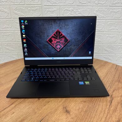 Игровой ноутбук Б-класс HP Omen 16-b0013dx / 16" (1920x1080) IPS / Intel Core i7-11800H (8 (16) ядер по 2.3 - 4.6 GHz) / 16 GB DDR4 / 512 GB SSD / nVidia GeForce RTX 3060, 6 GB GDDR6, 192-bit / WebCam