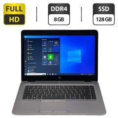 Ноутбук Б-клас HP EliteBook mt43 / 14" (1920x1080) TN / AMD Pro A8-9600B (4 ядра по 2.4 - 3.3 GHz) / 8 GB DDR4 / 128 GB SSD / AMD Radeon R5 Graphics / WebCam