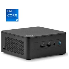 Новый неттоп Intel NUC 13 Pro (NUC13ANHi7) USFF / Intel Core i7-1360P (12 (16) ядер по 2.2 - 5.0 GHz) / 32 GB DDR4 / 2000 GB SSD M.2 / Intel Iris Xe Graphics / WiFi / Win 11 Pro