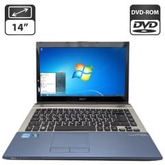 Ноутбук Acer Aspire 4830T / 14" (1366x768) TN / Intel Core i3-2310M (2 (4) ядра по 2.1 GHz) / 8 GB DDR3 / 320 GB HDD / Intel HD Graphics 3000 / WebCam / DVD-ROM