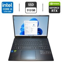 Ігровий ноутбук Acer Nitro V15 ANV15-52 / 15.6" (1920x1080) IPS / Intel Core i5-13420H (8 (12) ядер по 3.4 - 4.6 GHz) / 16 GB DDR5 / 512 GB SSD / nVidia GeForce RTX 4050, 6 GB GDDR6, 96-bit / WebCam