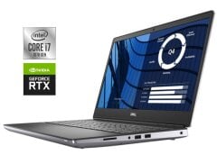 Мобільна робоча станція Dell Precision 7750 / 17.3" (3840x2160) IPS / Intel Core i7-10850H (6 (12) ядер по 2.7 - 5.1 GHz) / 32 GB DDR4 / 512 GB SSD / nVidia Quadro RTX 3000, 6 GB GDDR6, 192-bit / WebCam / Win 11 Pro