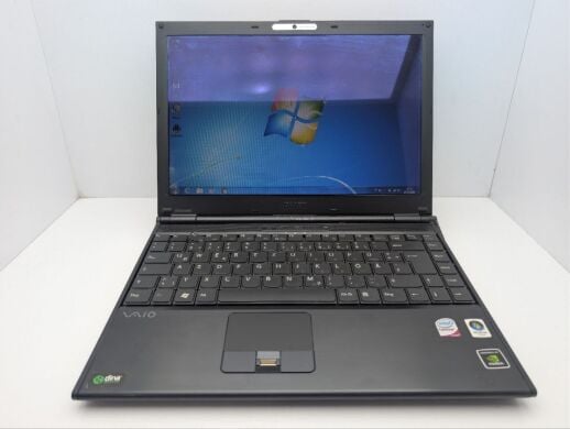 Ноутбук Sony Vaio VGN-SZ71WN / 14" (1280x800) TN / Intel Core 2 Duo T9300 (2 ядра по 2.5 GHz) / 4 GB DDR2 / 200 GB HDD / nVidia GeForce 8400M, 256 MB GDDR3, 128-bit / WebCam / DVD-ROM