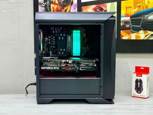 Игровой ПК AeroCool Aero One Frost Tower / Intel Core i7-12700 (12 (20) ядер по 1.6 - 4.9 GHz) / 32 GB DDR5 / 1000 GB SSD M.2 / nVidia GeForce RTX 3090, 24 GB GDDR6X, 384-bit / 600W / Win 11 Игровой ПК AeroCool Aero One Frost Tower / Intel Core i7-12700 (12 (20) ядер по 1.6 - 4.9 GHz) / 32 GB DDR5 / 1000 GB SSD M.2 / nVidia GeForce RTX 3090, 24 GB GDDR6X, 384-bit / 600W / Win 11