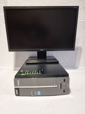 Комплект ПК: Acer Aspire XC600 SFF / Intel Core i5-3470 (4 ядра по 3.2 - 3.6 GHz) / 8 GB DDR3 / 500 GB HDD / nVidia GeForce GT 625, 2 GB DDR3, 64-bit / DVD-RW + Монитор Acer V226HQL / 22" (1920x1080) TN / 1x DVI, 1x VGA