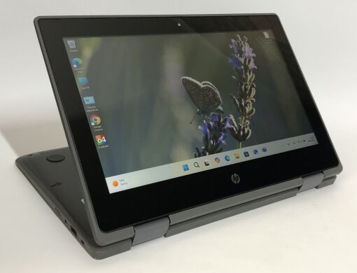 Нетбук-трансформер Б-клас HP ProBook x360 11 G5 EE / 11.6" (1366x768) IPS Touch / Intel Pentium Silver N5030 (4 ядра по 1.1 - 3.1 GHz) / 8 GB DDR4 / 256 GB SSD / Intel HD Graphics 605 / WebCam / Win 11 Pro