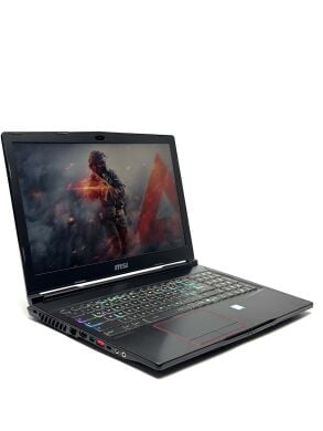 Игровой ноутбук Б-класс MSI Raider GE63VR / 15.6" (1920x1080) TN / Intel Core i7-7700HQ (4 (8) ядра по 2.8 - 3.8 GHz) / 16 GB DDR4 / 256 GB SSD / nVidia GeForce GTX 1070, 8 GB GDDR5, 256-bit / WebCam / Win 10 Pro Игровой ноутбук Б-класс MSI Raider GE63VR / 15.6" (1920x1080) TN / Intel Core i7-7700HQ (4 (8) ядра по 2.8 - 3.8 GHz) / 16 GB DDR4 / 256 GB SSD / nVidia GeForce GTX 1070, 8 GB GDDR5, 256-bit / WebCam / Win 10 Pro