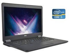 Ультрабук Dell Latitude E7450 / 14" (1366x768) TN / Intel Core i5-5300U (2 (4) ядра по 2.3 - 2.9 GHz) / 8 GB DDR3 / 256 GB SSD / Intel HD Graphics 5500 / WebCam / Win 10 Pro