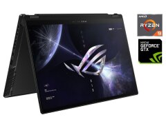 Ігровий ультрабук-трансформер Asus Rog Flow x13 GV301QH / 13.4" (1920x1080) IPS Touch / AMD Ryzen 9 5900HS (8 (16) ядер по 3.0 - 4.6 GHz) / 16 GB DDR4 / 1000 GB SSD NVMe / nVidia GeForce GTX 1650 Max-Q, 4 GB GDDR6, 128-bit / WebCam