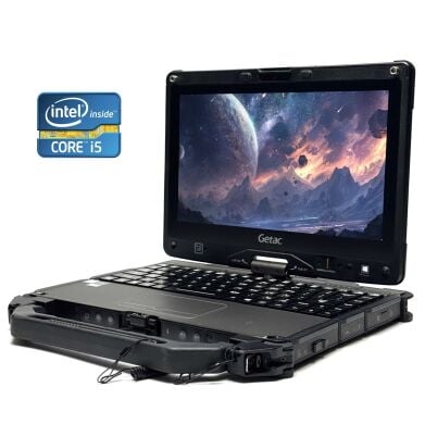 Защищенный ноутбук-трансформер Getac V110 G3 / 11.6" (1366x768) IPS Touch / Intel Core i5-6200U (2 (4) ядра по 2.3 - 2.8 GHz) / 8 GB DDR4 / 128 GB SSD / Intel HD Graphics 520 / WebCam / Win 10 Pro / 2 x АКБ