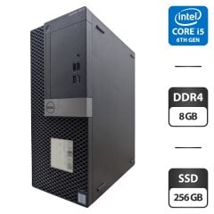 Компьютер Dell OptiPlex 5050 Tower / Intel Core i5-6500 (4 ядра по 3.2 - 3.6 GHz) / 8 GB DDR4 / 256 GB SSD / Intel HD Graphics 530