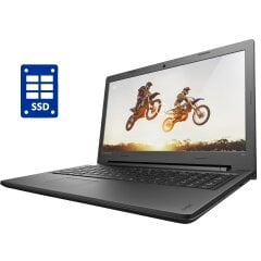 Ноутбук Б-класс Lenovo IdeaPad 100-15IBY / 15.6" (1366x768) TN / Intel Pentium N3540 (4 ядра по 2.16 - 2.66 GHz) / 8 GB DDR3 / 128 GB SSD / Intel HD Graphics / WebCam / Win 10