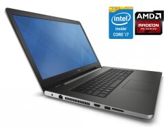 Игровой ноутбук Dell Inspiron 5759 / 17.3" (1920x1080) TN Touch / Intel Core i7-6500U (2 (4) ядра по 2.5 - 3.1 GHz) / 8 GB DDR3 / 240 GB SSD / AMD Radeon R5 M335, 4 GB DDR3, 64-bit / WebCam / DVD-ROM / Win 10 Home
