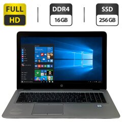 Ноутбук Б-класс HP EliteBook 850 G4 / 15.6" (1920x1080) TN / Intel Core i7-7600U (2 (4) ядра по 2.8 - 3.9 GHz) / 16 GB DDR4 / 256 GB SSD / Intel HD Graphics 620 / WebCam / Windows 10 Pro