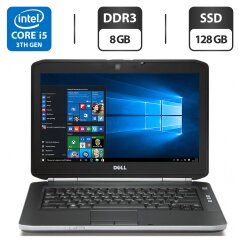 Ноутбук Dell Latitude E5430 / 14" (1366x768) TN / Intel Core i5-3340M (2 (4) ядра по 2.7 - 3.4 GHz) / 8 GB DDR3 / 128 GB SSD / Intel HD Graphics 4000 / WebCam / DVD-ROM / VGA