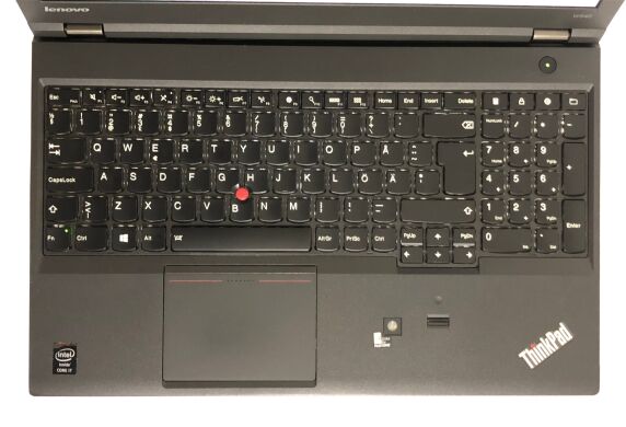 Мобільна робоча станція Б-клас Lenovo ThinkPad W540 / 15.6" (1920x1080) TN / Intel Core i7-4710MQ (4 (8) ядра по 2.5 - 3.5 GHz) / 8 GB DDR3 / 256 GB SSD / nVidia Quadro K1100M, 2 GB GDDR5, 128-bit / WebCam / DVD-ROM / Win 10 Pro