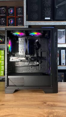 Сборка под заказ: новый игровой ПК MSI MAG Forge 120A Tower / AMD Ryzen 5 5600 (6 (12) ядер по 3.5 - 4.4 GHz) / 32 GB DDR4 / 1000 GB SSD M.2 / nVidia GeForce RTX 4060, 8 GB GDDR6, 128-bit / 650W