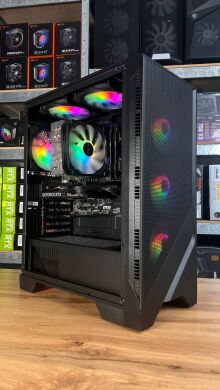 Сборка под заказ: новый игровой ПК MSI MAG Forge 120A Tower / AMD Ryzen 5 5600 (6 (12) ядер по 3.5 - 4.4 GHz) / 32 GB DDR4 / 1000 GB SSD M.2 / nVidia GeForce RTX 4060, 8 GB GDDR6, 128-bit / 650W