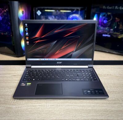 Ігровий ноутбук Acer Aspire 7 A715 / 15.6" (1920x1080) IPS / AMD Ryzen 5 5500U (6 (12) ядер по 2.1 - 4.0 GHz) / 8 GB DDR4 / 512 GB SSD / nVidia GeForce GTX 1650, 4 GB GDDR5, 128-bit / WebCam