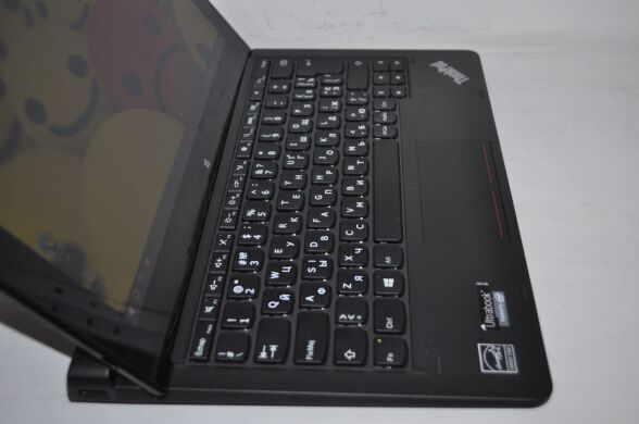 Ноутбук-трансформер Б-клас Lenovo ThinkPad Helix 20CH / 11.6" (1920x1080) TN Touch / Intel Core M-5Y10 (2 (4) ядра по 0.8 - 2.0 GHz) / 8 GB DDR3 / 256 GB SSD / Intel HD Graphics 5300 / WebCam / LTE / Windows 10 Pro + Клавіатура