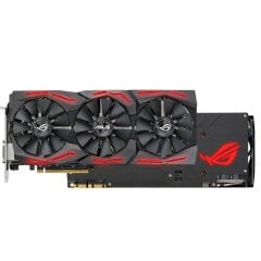 Дискретная видеокарта Asus ROG Strix GeForce GTX 1080 Ti Gaming OC, 11 GB GDDR5X, 352-bit / 1x DVI, 2x HDMI, 2x DisplayPort / (ROG-STRIX-GTX1080TI-11G-GAMING)