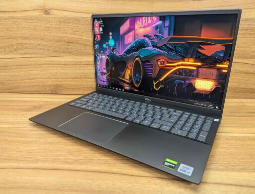 Игровой ноутбук Dell Vostro 7500 / 15.6" (1920x1080) IPS / Intel Core i7-10750H (6 (12) ядер по 2.6 - 5.0 GHz) / 16 GB DDR4 / 512 GB SSD / nVidia GeForce GTX 1650, 4 GB GDDR6, 128-bit / WebCam / TouchID / Windows 10