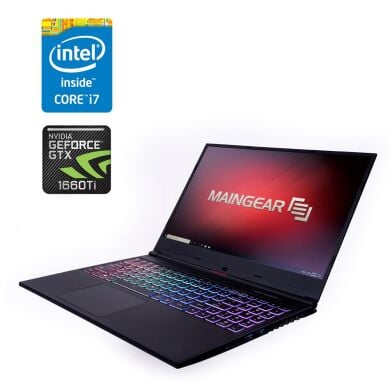 Ігровий ноутбук Maingear Vector MG-VCTR001 / 15.6" (1920x1080) IPS / Intel Core i7-9750H (6 (12) ядра по 2.6 - 4.5 GHz) / 16 GB DDR4 / 1000 GB SSD / nVidia GeForce GTX 1660 Ti, 6 GB GDDR6, 192-bit / WebCam