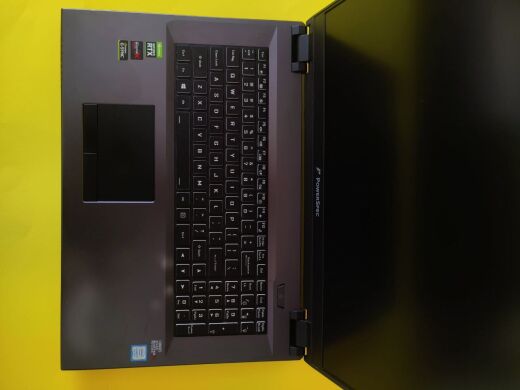 Игровой ноутбук PowerSpec 1720 / 17.3" (1920x1080) IPS / Intel Core i7-8750H (6 (12) ядер по 2.2 - 4.1 GHz) / 16 GB DDR4 / 512 GB SSD / nVidia GeForce RTX 2070, 8 GB GDDR6, 256-bit / WebCam 