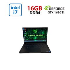 Игровой ноутбук Razer Blade 13 Stealth RZ09-0327 / 13.3" (1920x1080) OLED Touch / Intel Core i7-1165G7 (4 (8) ядра по 2.8 - 4.7 GHz) / 16 GB DDR4 / 512 GB SSD / nVidia GeForce GTX 1650 Ti, 4GB GDDR6, 128-bit / WebCam
