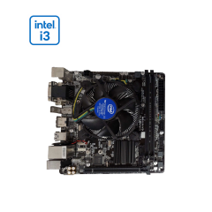 Комплект: Материнська плата Gigabyte GA-H110N / Intel Core i3-7100U (2 (4) ядра по 2.4 GHz) / Intel HD Graphics 620 / LGA1151 / Кулер