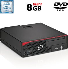 Компьютер Fujitsu Esprimo D757 E90+ SFF / Intel Core i5-6600 (4 ядра по 3.3 - 3.9 GHz) / 8 GB DDR4 / no HDD / Intel HD Graphics 530 / 280W / DVD-ROM / DisplayPort