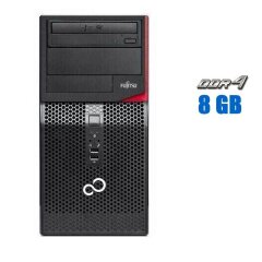 Компьютер Fujitsu Esprimo P557 Tower / Intel Core i3-7100 (2 (4) ядра по 3.9 GHz) / 8 GB DDR4 / 128 GB SSD / Intel HD Graphics 630 / DVD-ROM