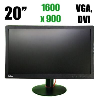 Lenovo ThinkVision T2014 / 20" (1600х900) TN+film WLED / VGA, DVI