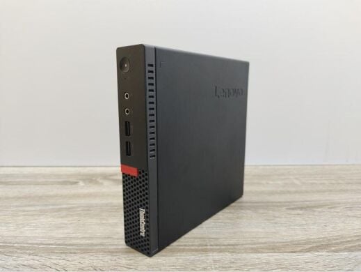 Неттоп Lenovo ThinkCentre M710q Tiny USFF / Intel Core i5-7400T (4 ядра по 2.4 - 3.0 GHz) / 8 GB DDR4 / 240 GB SSD / Intel HD Graphics 630 / Блок живлення