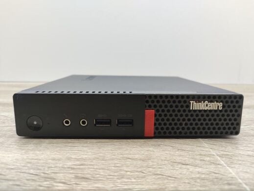 Неттоп Lenovo ThinkCentre M710q Tiny USFF / Intel Core i5-7400T (4 ядра по 2.4 - 3.0 GHz) / 8 GB DDR4 / 240 GB SSD / Intel HD Graphics 630 / Блок живлення