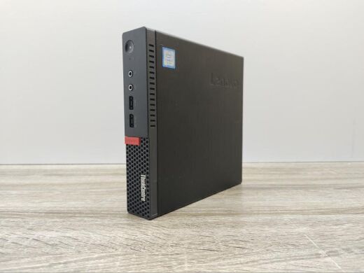 Неттоп Lenovo ThinkCentre M710q Tiny USFF / Intel Core i5-7400T (4 ядра по 2.4 - 3.0 GHz) / 8 GB DDR4 / 240 GB SSD / Intel HD Graphics 630 / Блок живлення